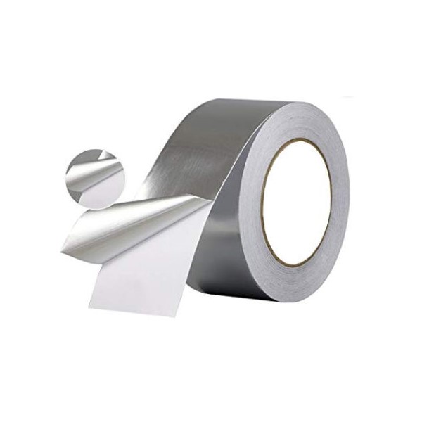 2 x 50 yards Flame Retardant Aluminum Foil Tape